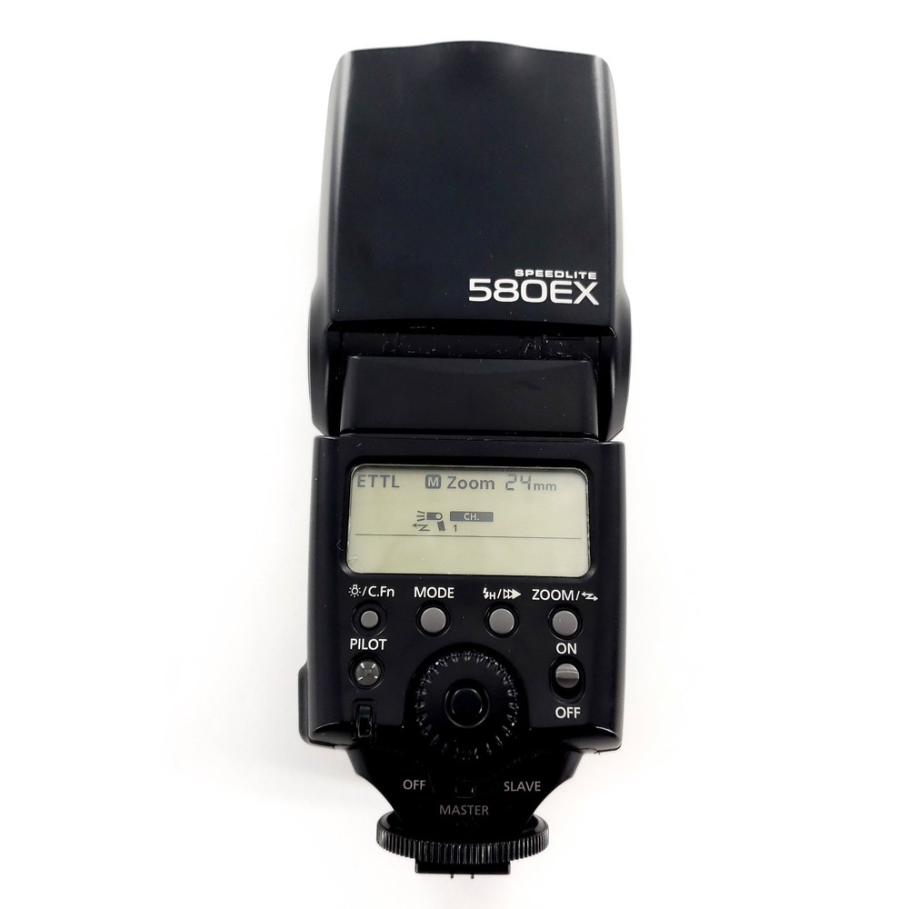 Canon Speedlite 580EX Shoe Mount Flash for Canon Tested & Works